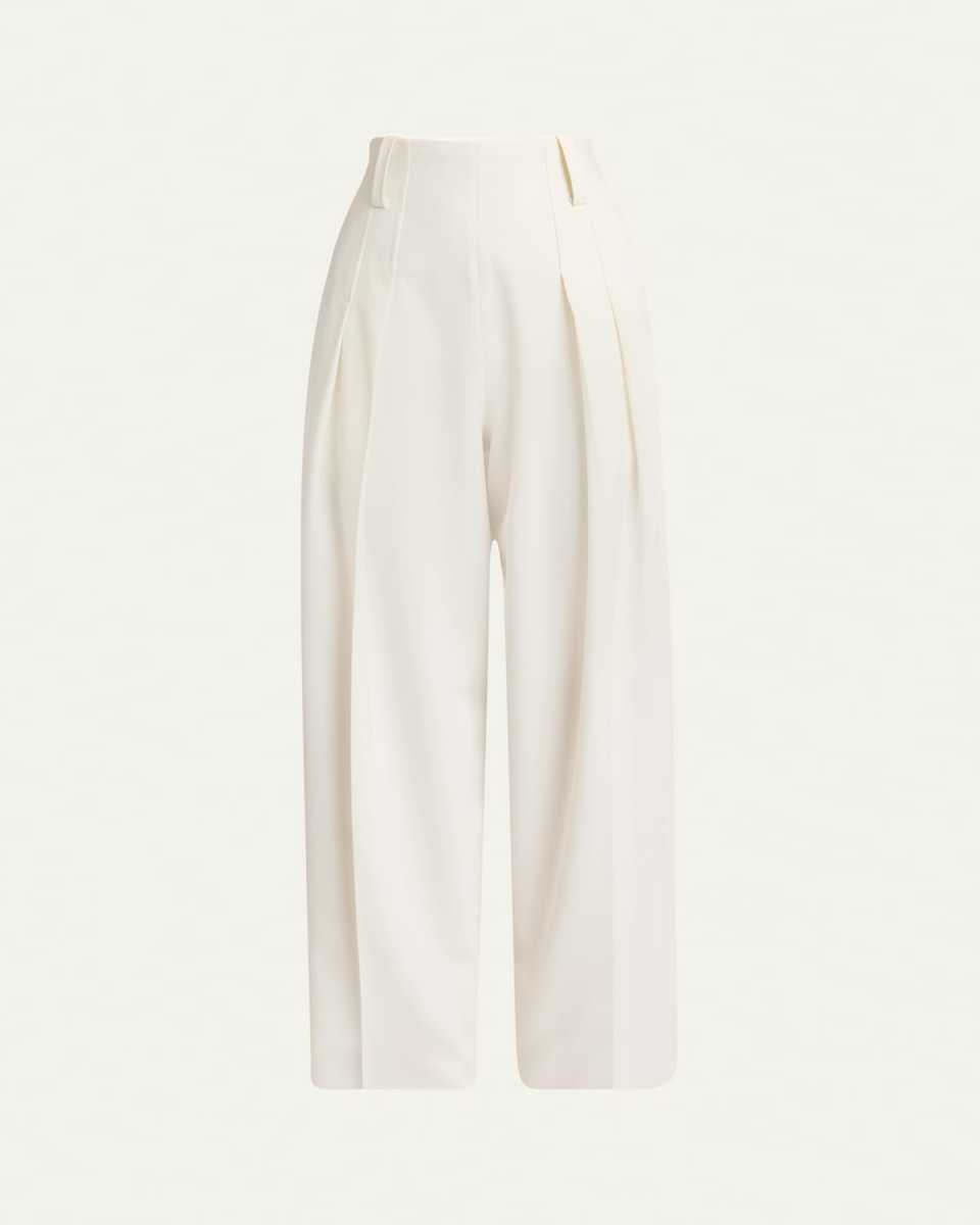 High Waist Cinched Trousers